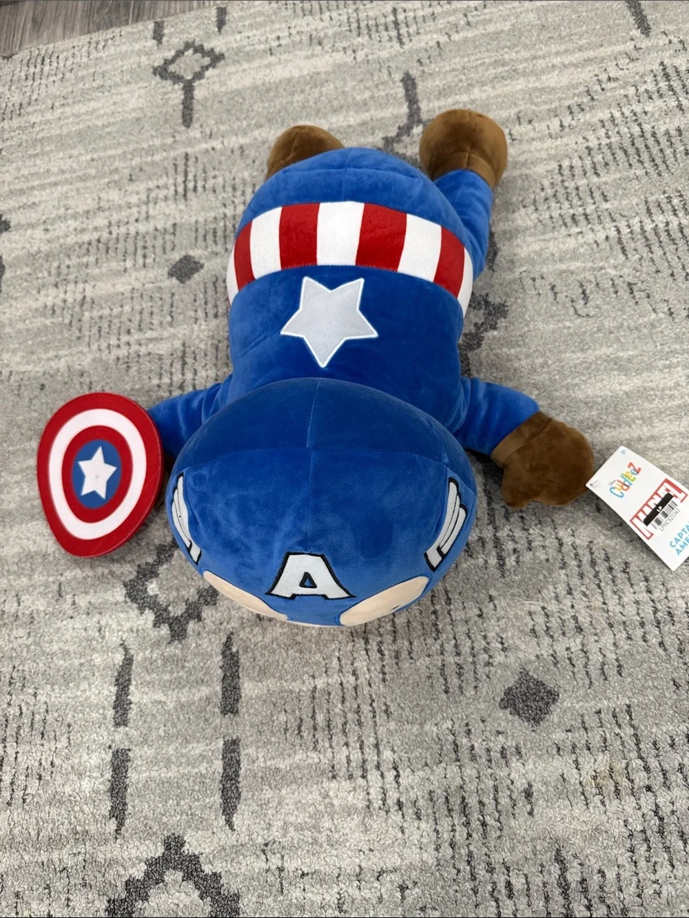 Captain America Blue Kids Nightgown Pajamas